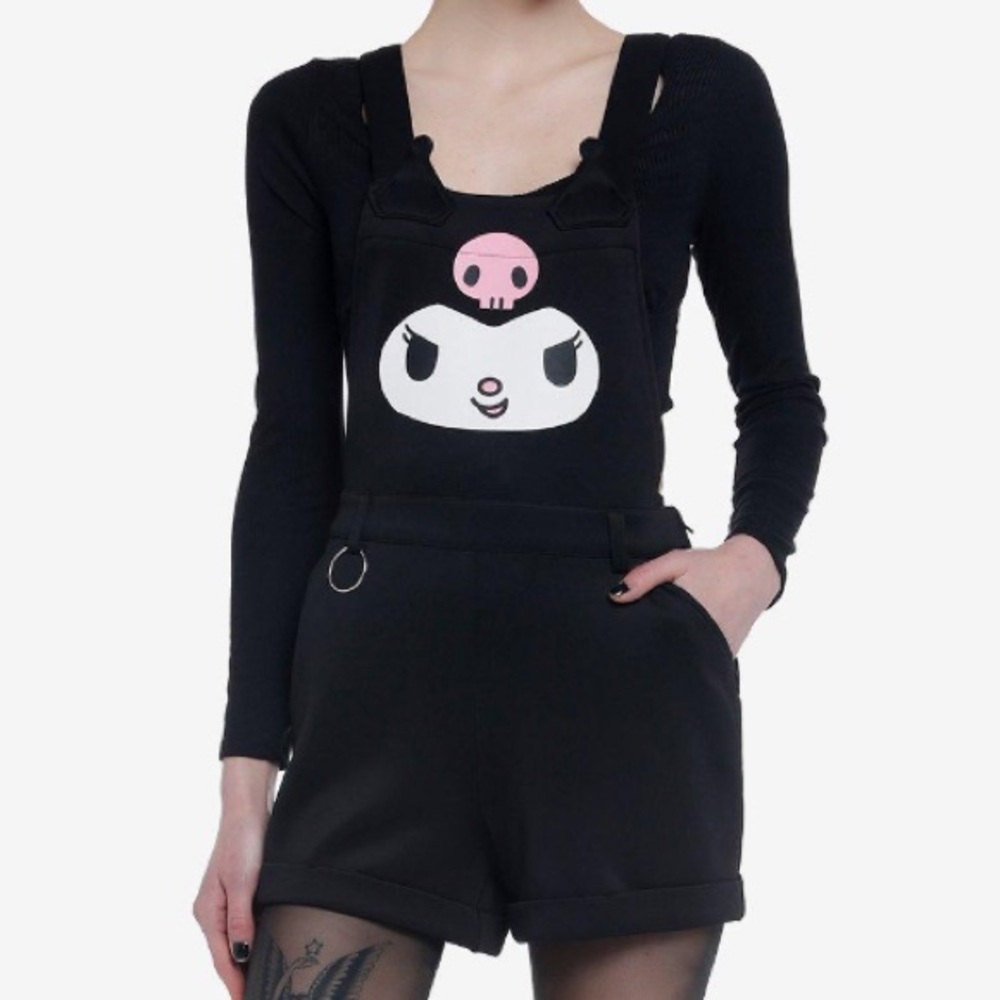Kuromi Figural Shortalls Hot Topic Sanrio Hello‎ Kitty
